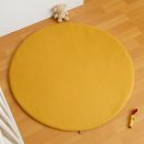 heySimeon Activity Matte – Bio-Baumwolle Baby Spielmatte | Weiche Krabbeldecke | Ø 115 cm