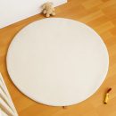 heySimeon Activity Matte – Bio-Baumwolle Baby Spielmatte | Weiche Krabbeldecke | Ø 115 cm
