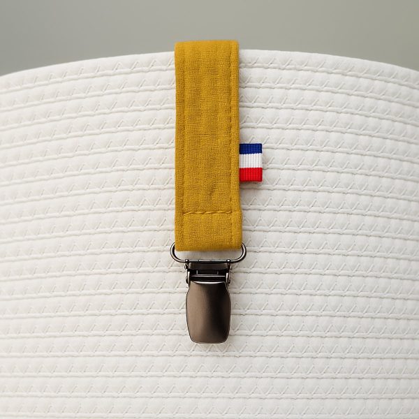 Schnullerkette aus Bio-Baumwolle Teddy Honey – Bild 6