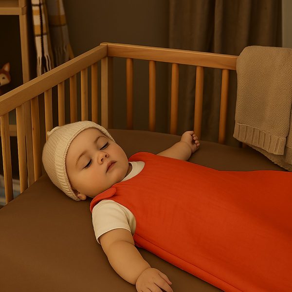 heySimeon Winterschlafsack aus Bio-Baumwolle | Warmer Baby Schlafsack | Weich & GOTS-zertifiziert | Made in France – Bild 6