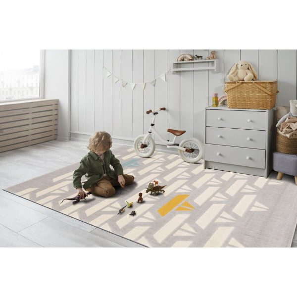 Weicher Kinder Teppich verspielte Musterboote – Bild 2
