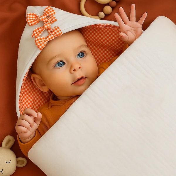 Weißes Babynest aus Bio-Baumwolle – Bild 6
