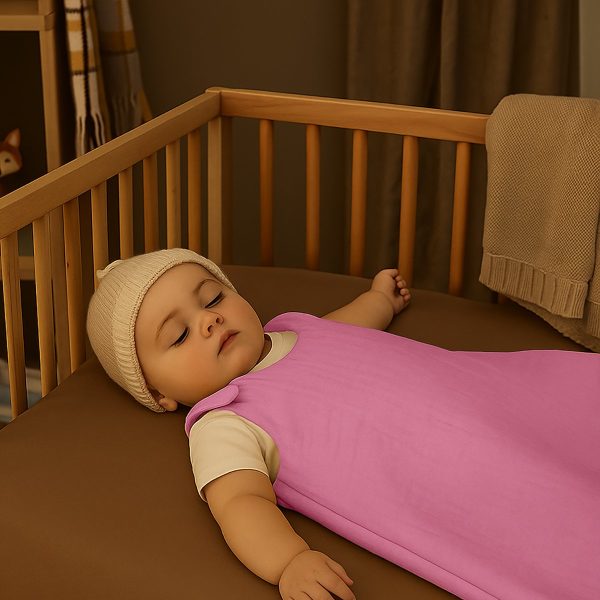 heySimeon Winterschlafsack aus Bio-Baumwolle | Warmer Baby Schlafsack | Weich & GOTS-zertifiziert | Made in France – Bild 6