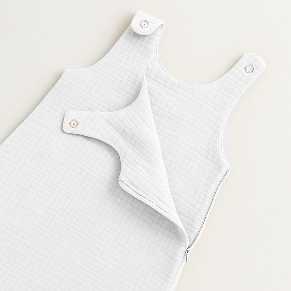 Weißer Sommerschlafsack aus Bio-Baumwolle – Bild 4
