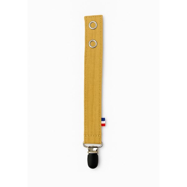 Schnullerkette aus Bio-Baumwolle Teddy Honey – Bild 4