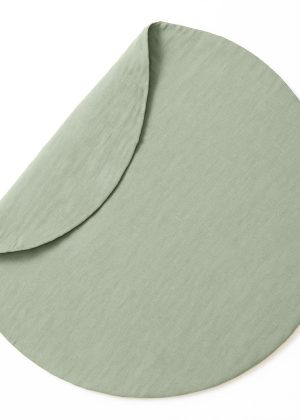 heySimeon Activity Matte – Bio-Baumwolle Baby Spielmatte | Weiche Krabbeldecke | Ø 115 cm