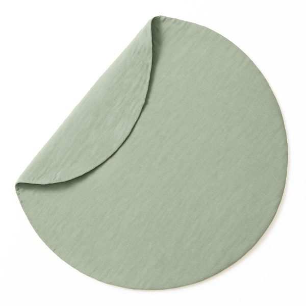 heySimeon Activity Matte – Bio-Baumwolle Baby Spielmatte | Weiche Krabbeldecke | Ø 115 cm