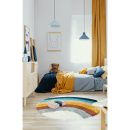 Dicker und bequemer runder Kinderteppich COLORS
