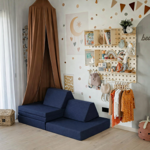 Modulares Kindersofa & Spielsofa | Blau | by Sweet Home Form Wood