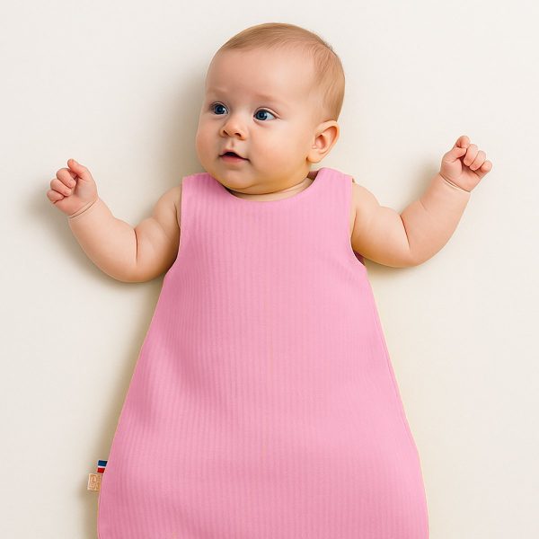 heySimeon Schlafsack aus Bio-Baumwolle | Atmungsaktiver Baby Sommerschlafsack | Leichter Bio Schlafsack | Made in France – Bild 6
