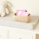 Waschbarer Baumwollwaschable weiß und rosa Baumwolle