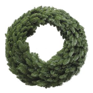 heySimeon | Abies Nordmann Weihnachtskranz – Grün Ø60 cm