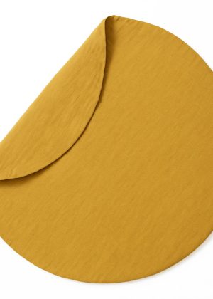 heySimeon Activity Matte – Bio-Baumwolle Baby Spielmatte | Weiche Krabbeldecke | Ø 115 cm