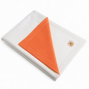 heySimeon Rex Bio-Baumwolldecke 70x95 cm | GOTS-zertifiziert | Hautfreundlich | Hergestellt in Frankreich