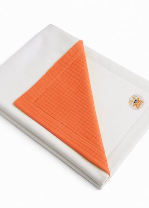 heySimeon Rex Bio-Baumwolldecke 70x95 cm | GOTS-zertifiziert | Hautfreundlich | Hergestellt in Frankreich