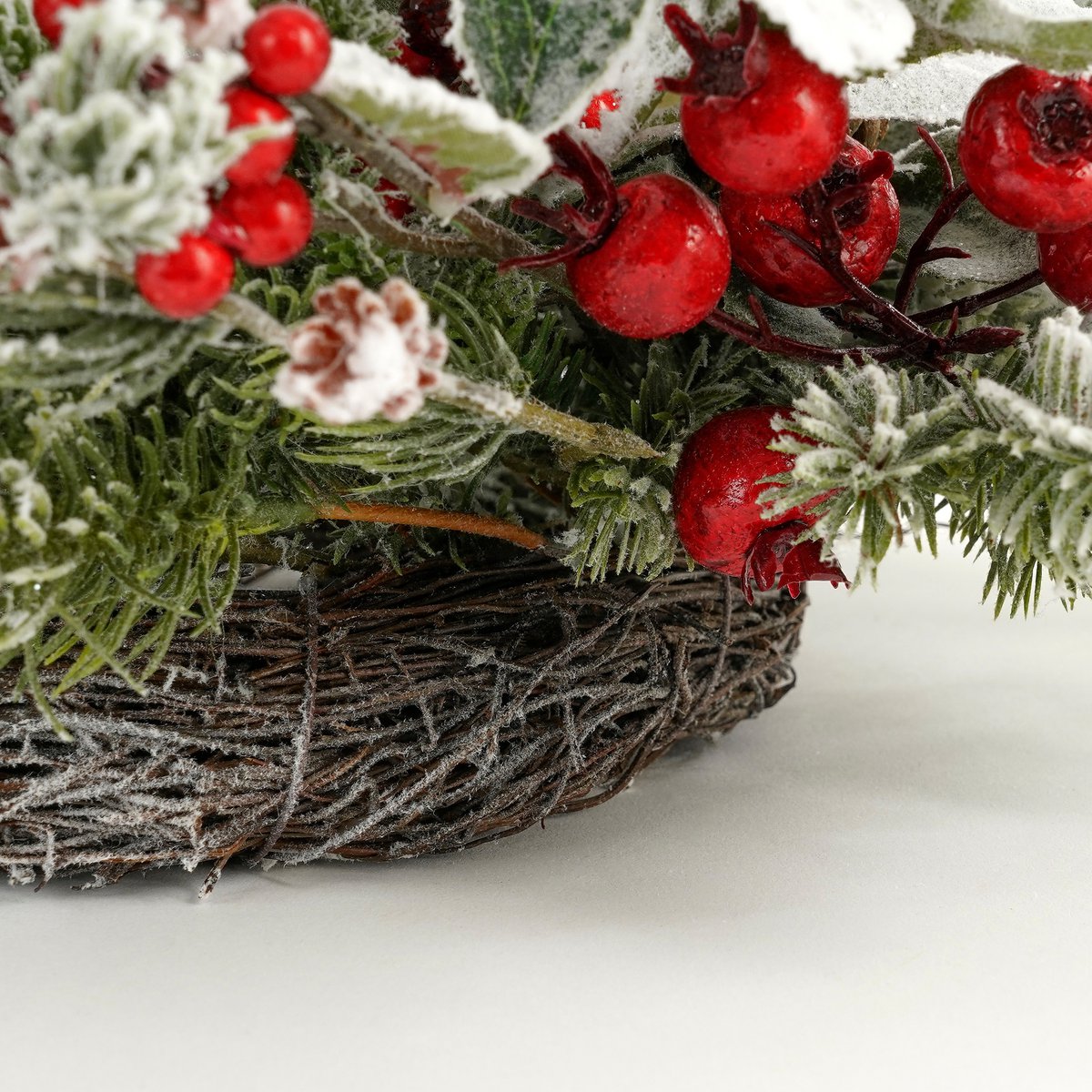 heySimeon | Glockenturm Weihnachtskranz – Grün Ø50 cm – Bild 3