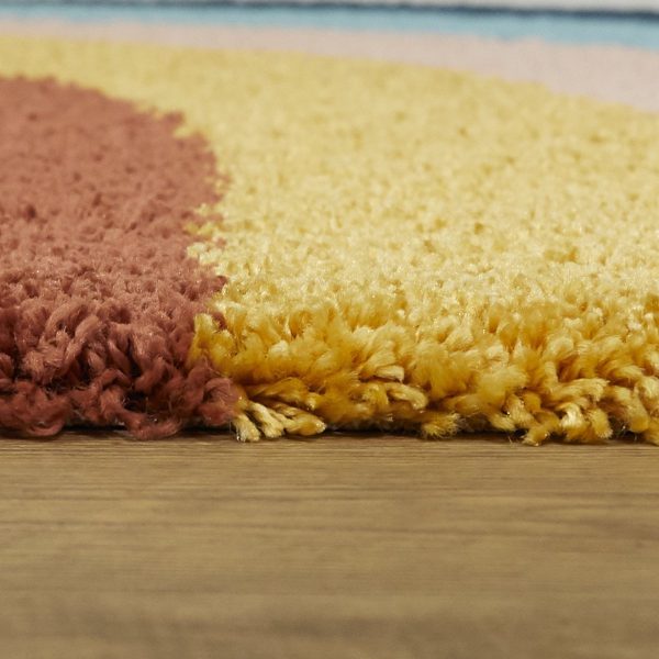 Dicker und bequemer runder Kinderteppich COLORS – Bild 6