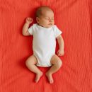 Maxi-Wickeltuch aus Bio-Baumwolle Erdbeere