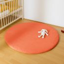 heySimeon Activity Matte – Bio-Baumwolle Baby Spielmatte | Weiche Krabbeldecke | Ø 115 cm