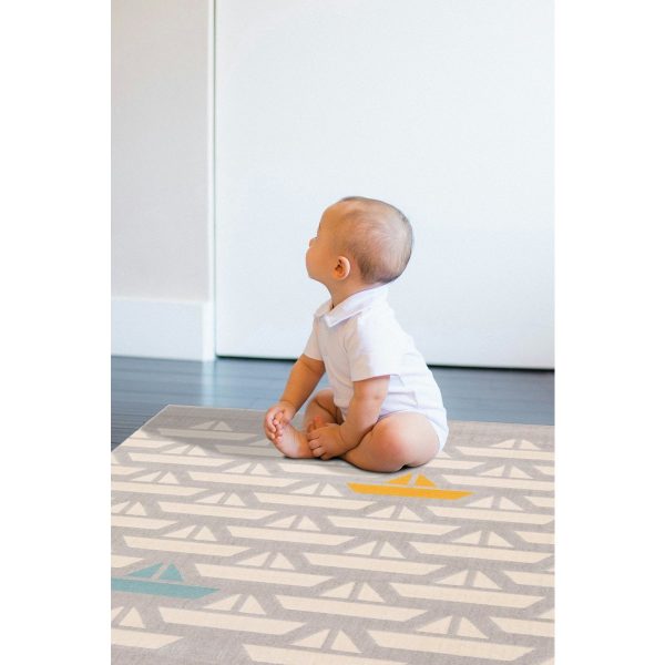 Weicher Kinder Teppich verspielte Musterboote – Bild 4
