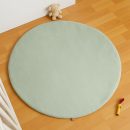 heySimeon Activity Matte – Bio-Baumwolle Baby Spielmatte | Weiche Krabbeldecke | Ø 115 cm