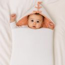 Weißes Babynest aus Bio-Baumwolle