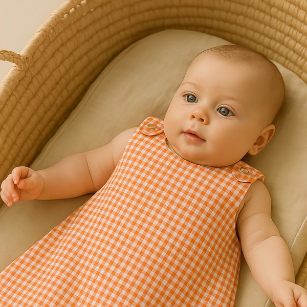 heySimeon Schlafsack aus Bio-Baumwolle | Atmungsaktiver Baby Sommerschlafsack | Leichter Bio Schlafsack | Made in France – Bild 6