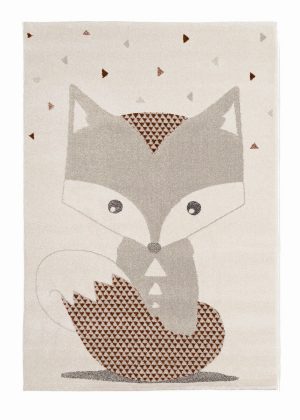 Weicher Kinderteppich im FOX-Design