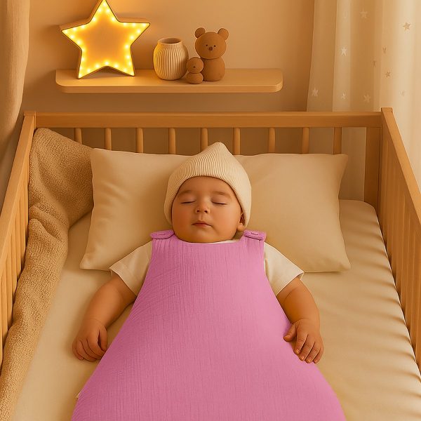heySimeon Winterschlafsack aus Bio-Baumwolle | Warmer Baby Schlafsack | Weich & GOTS-zertifiziert | Made in France – Bild 5