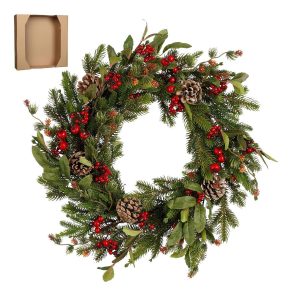 heySimeon | Austin Weihnachtskranz – Grün Ø50 cm