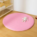 heySimeon Activity Matte – Bio-Baumwolle Baby Spielmatte | Weiche Krabbeldecke | Ø 115 cm