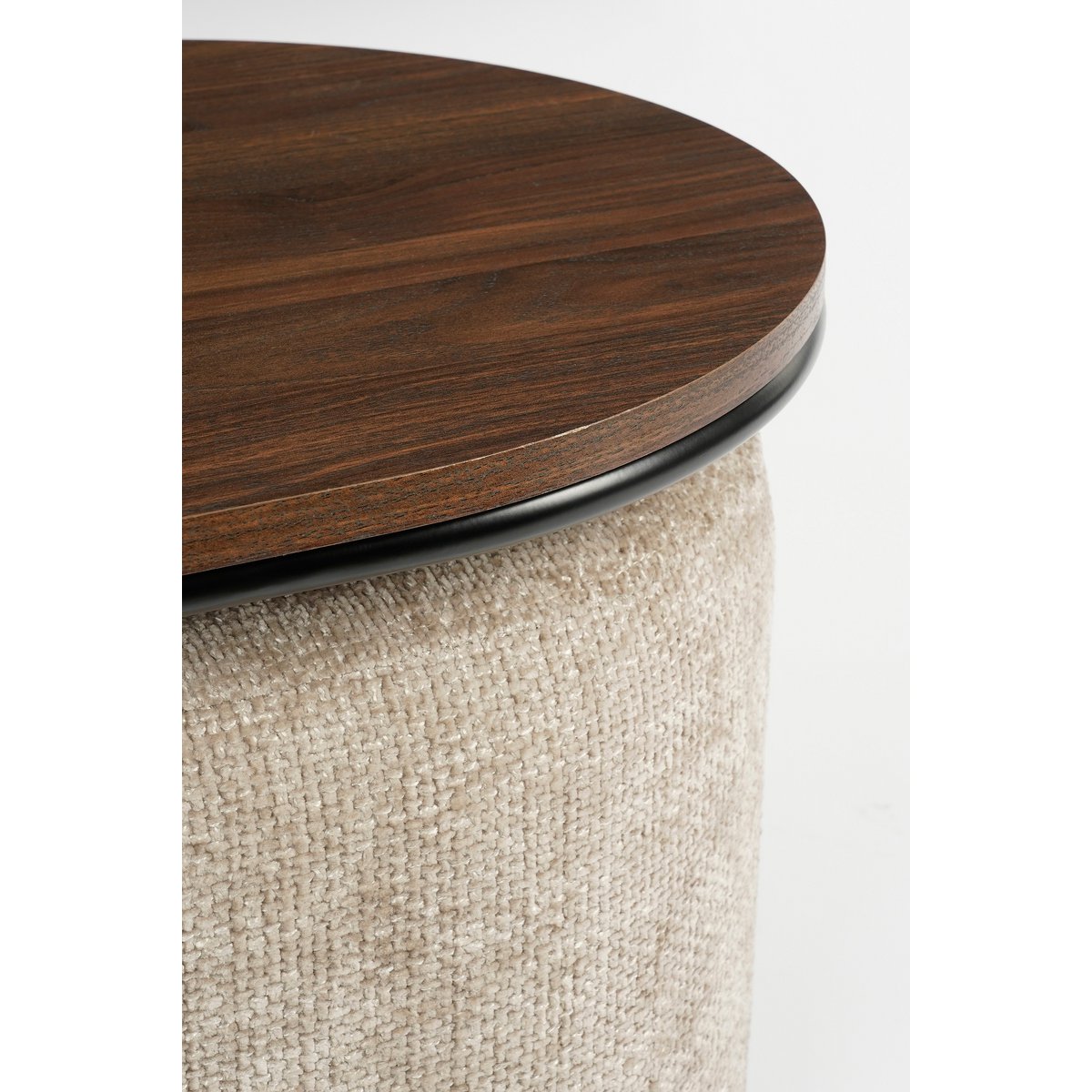 Designer Couchtisch mit Poufs | 3-teilig | H41 cm | by Mica Decorations – Bild 4