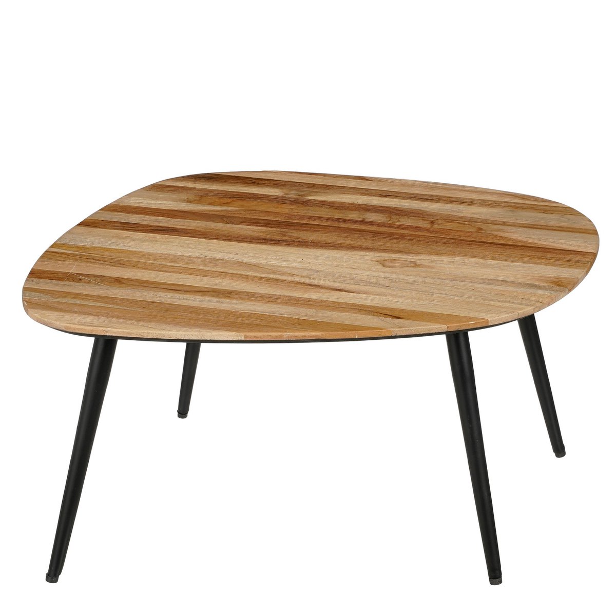 Beistelltisch Jailey | 3er-Set | Holz & Metall, H34 cm | modern & natürlich | Mica Decorations – Bild 5