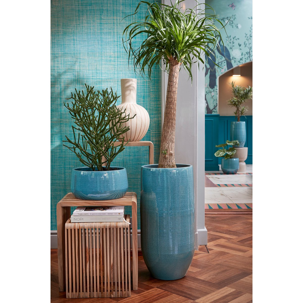 Designer Beistelltisch Yonker | 3er-Set | H50 cm | rustikal & stilvoll | Mica Decorations – Bild 2