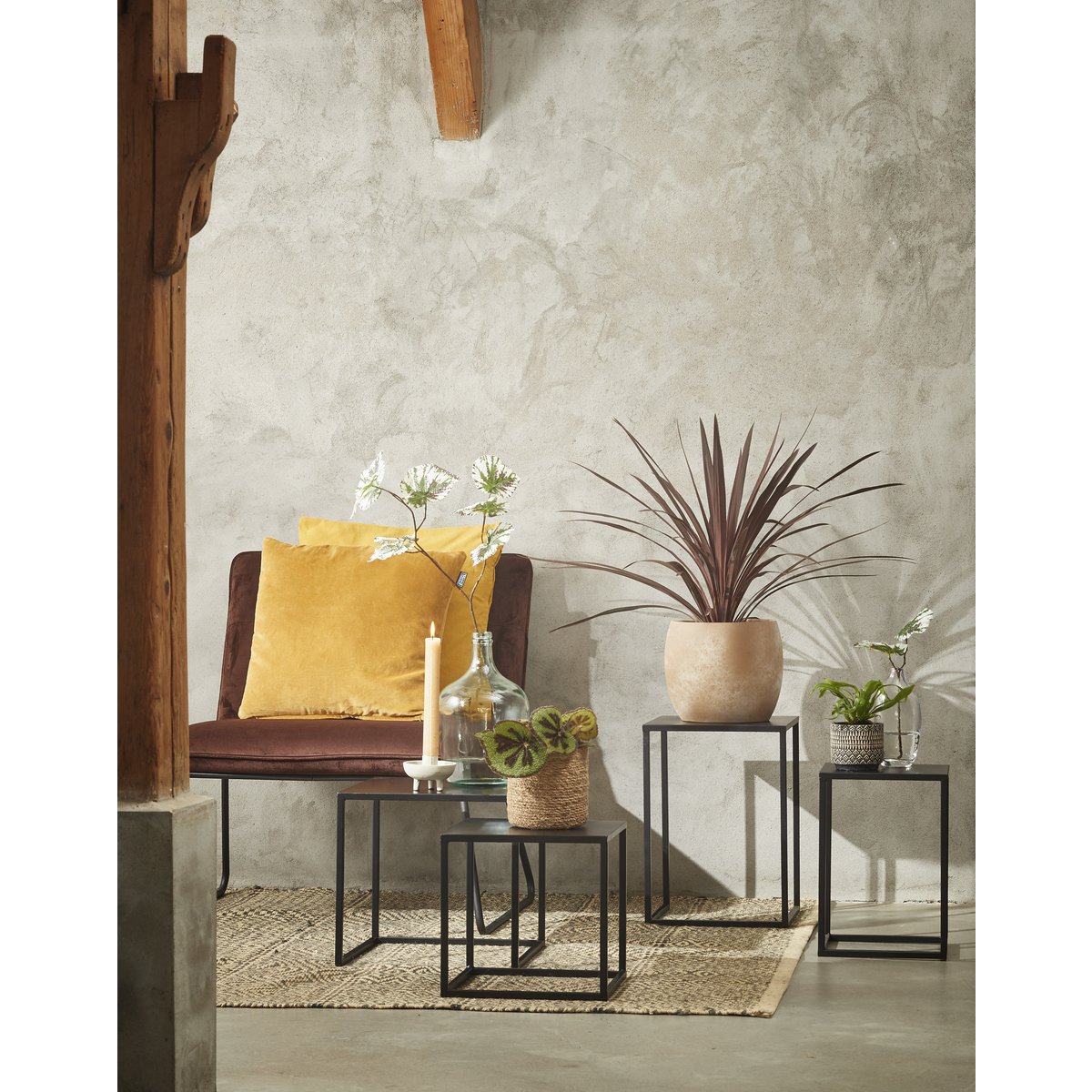 Beistelltisch Goa | 2er-Set | H33 cm | modern & vielseitig | Mica Decorations – Bild 3