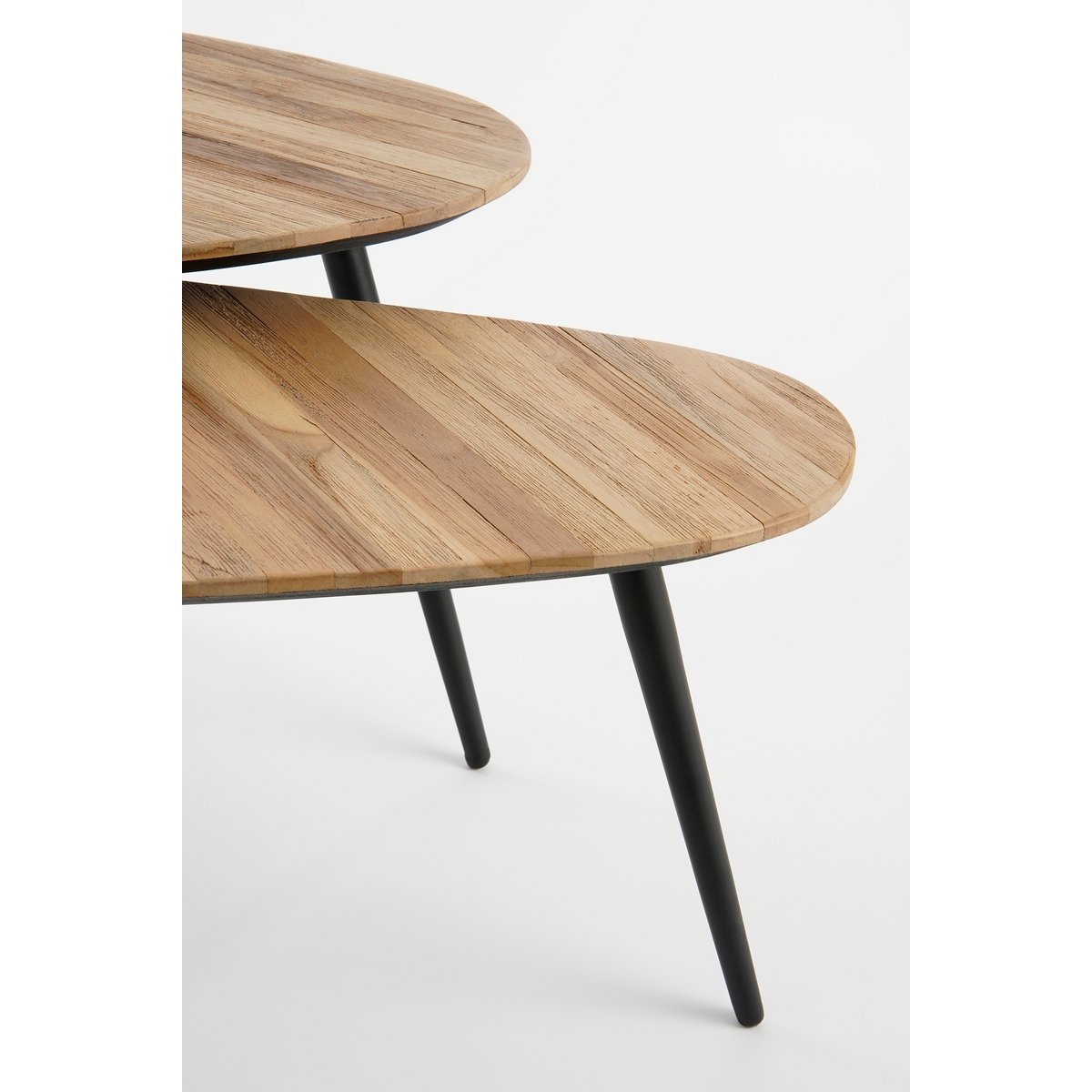 Beistelltisch Jailey | 2er-Set | Holz & Metall, H39 cm | modern & elegant | Mica Decorations – Bild 5