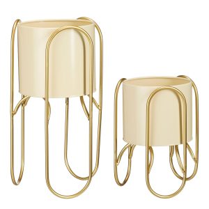 Pflanzentopf Set | Nordic Living 2er-Set Ø22,5 cm | Mica Decorations