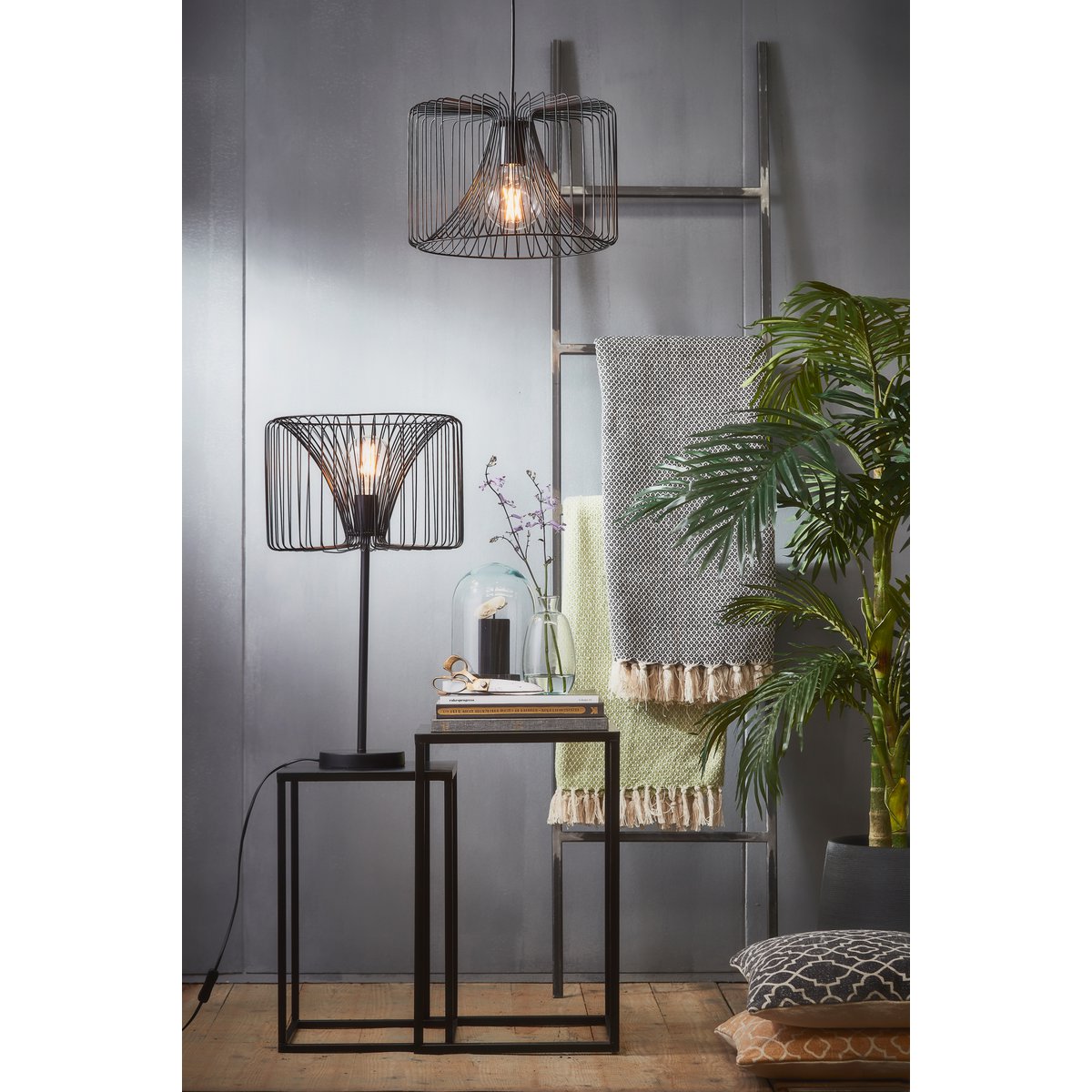 Designer Beistelltisch Goa | 2er-Set | H70 cm | elegant & funktional | Mica Decorations – Bild 2