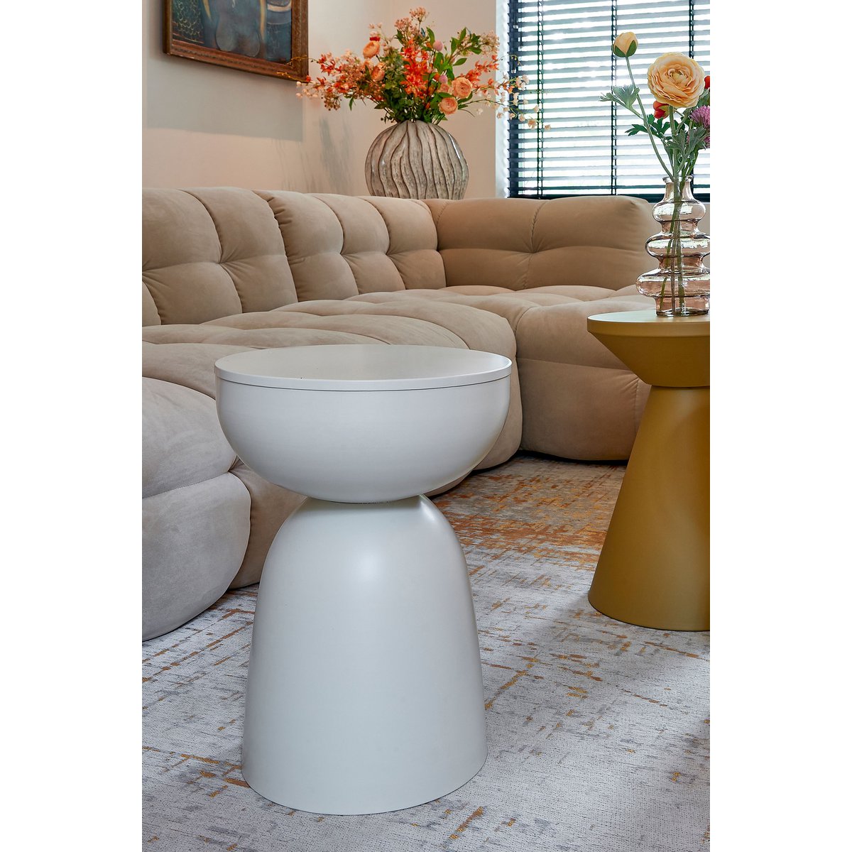 Designer Beistelltisch Elliot | Rund | Eisen, H45 cm | elegant & stilvoll | Mica Decorations – Bild 2