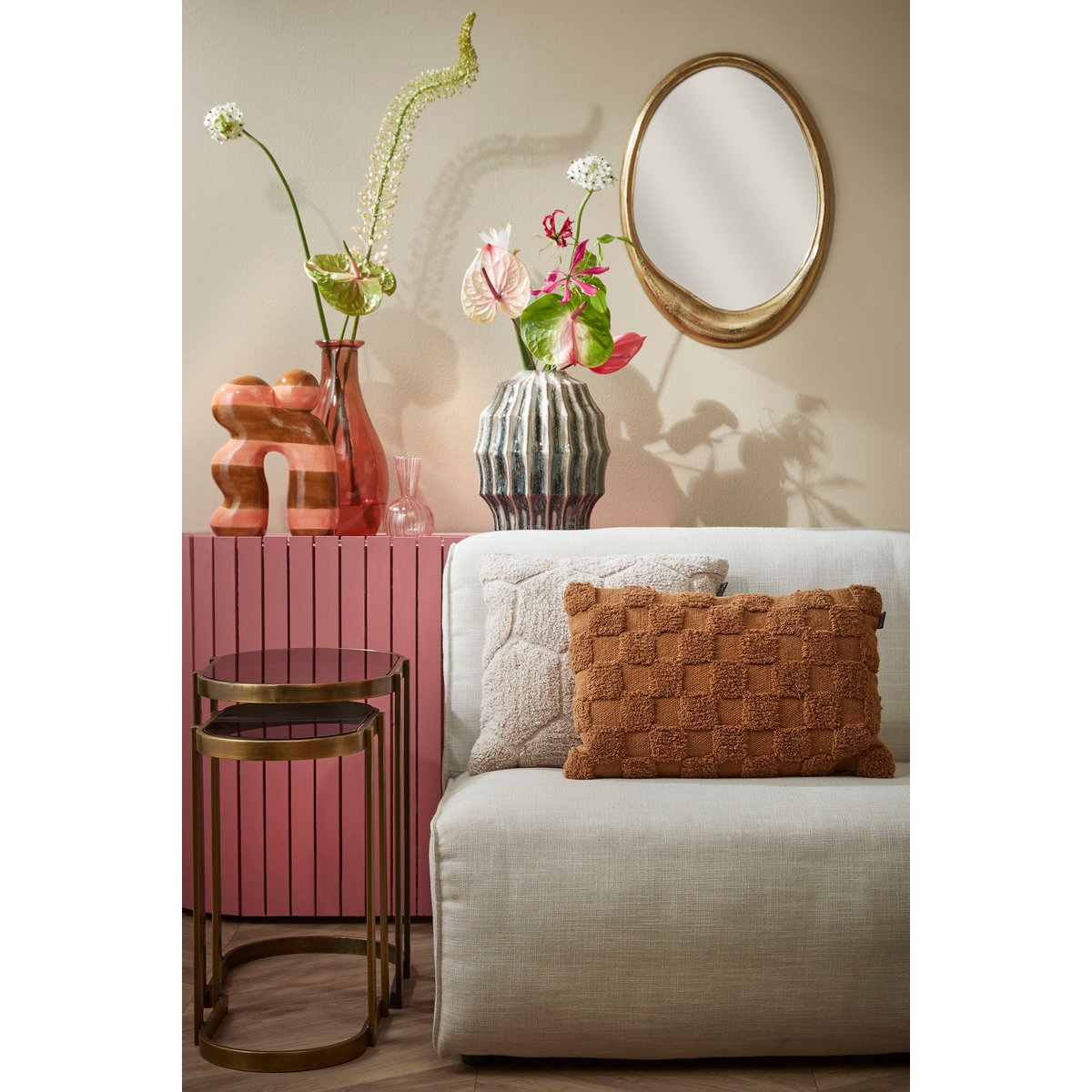 Designer Beistelltisch | 2er Set | H56 cm | by Mica Decorations – Bild 2