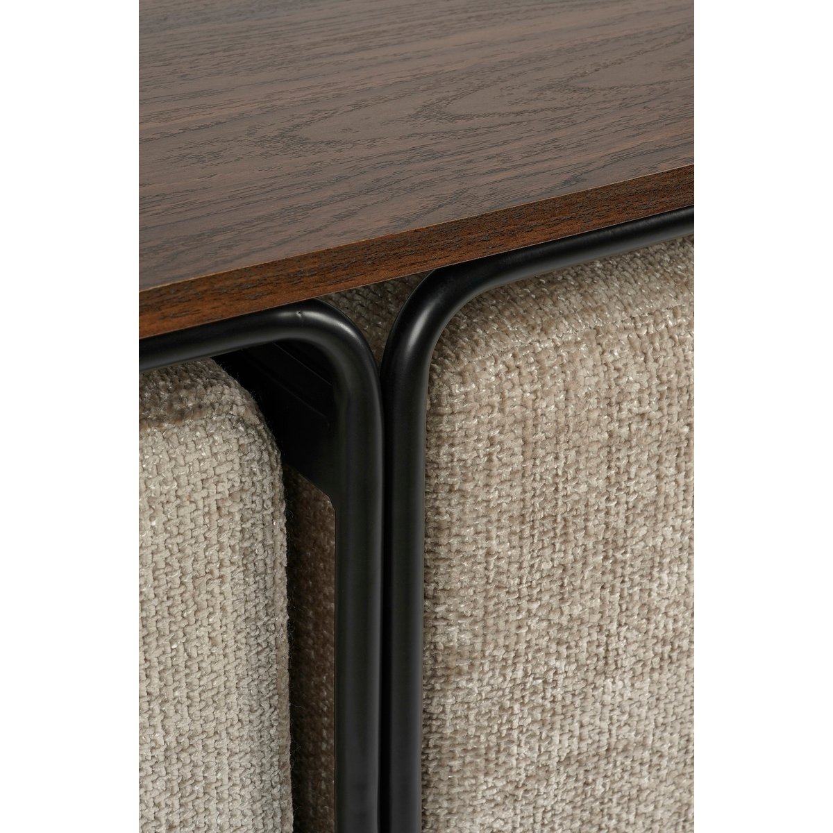 Designer Couchtisch mit Poufs | 3-teilig | H41 cm | by Mica Decorations – Bild 5