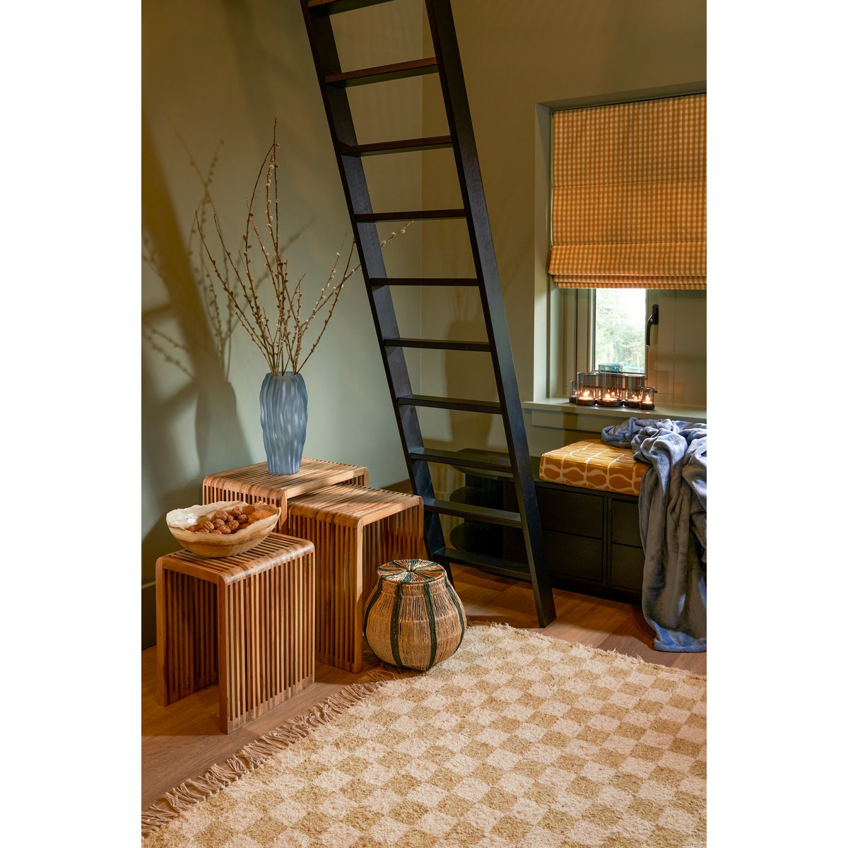 Designer Beistelltisch Yonker | 3er-Set | H50 cm | rustikal & stilvoll | Mica Decorations – Bild 3