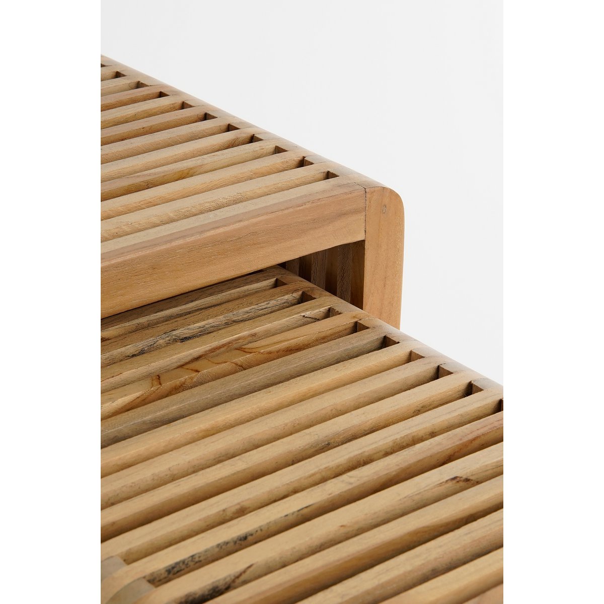 Designer Beistelltisch Yonker | 3er-Set | H50 cm | rustikal & stilvoll | Mica Decorations – Bild 7