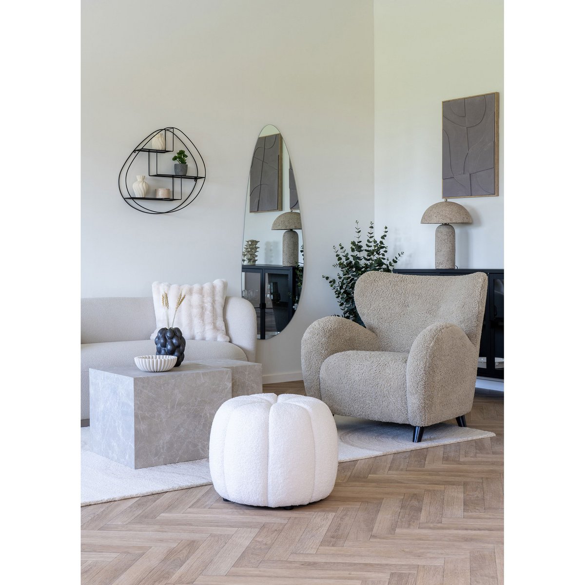 Designer Pouf | Atelier Design & Luxus | H38 cm | House Nordic – Bild 2