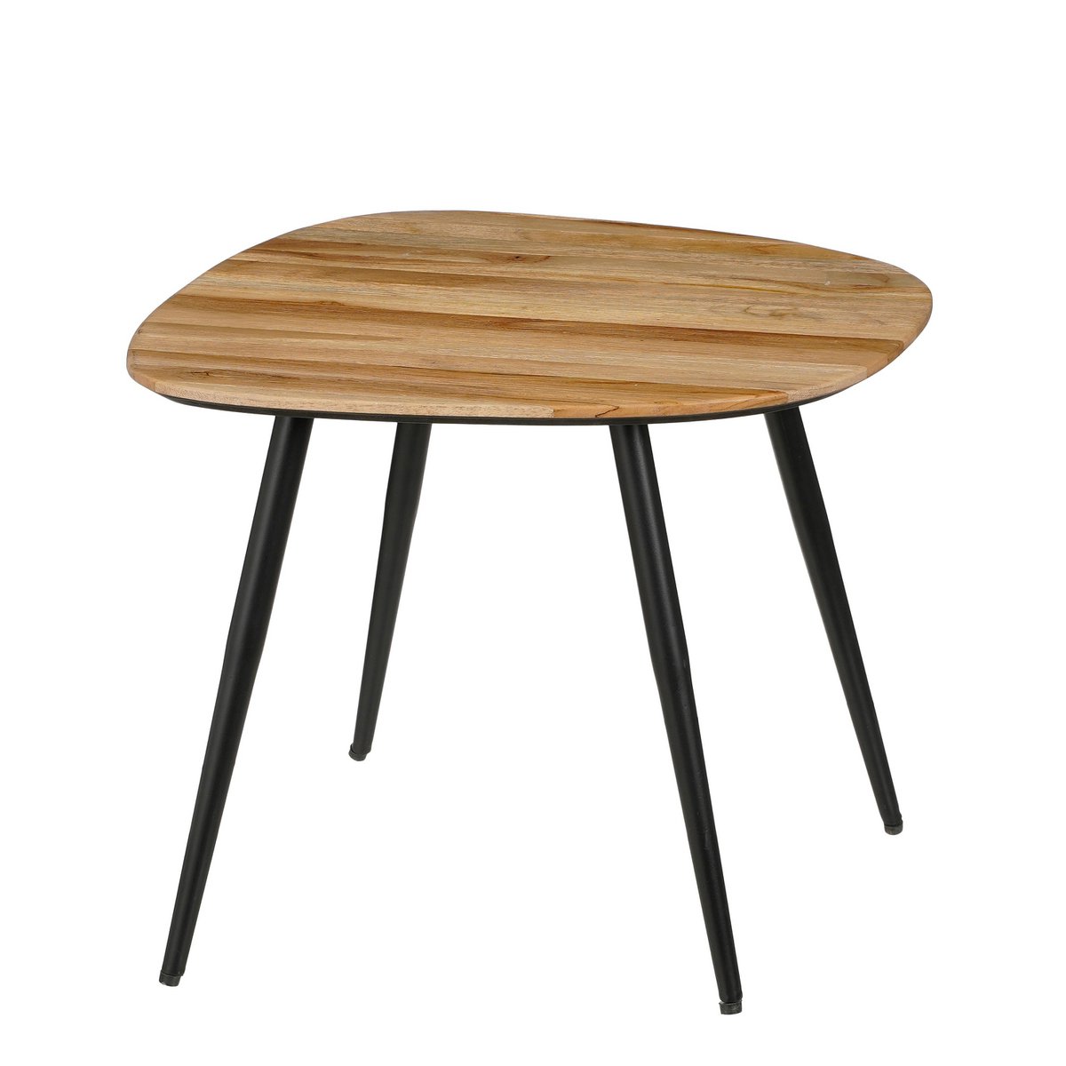 Beistelltisch Jailey | 3er-Set | Holz & Metall, H34 cm | modern & natürlich | Mica Decorations – Bild 6