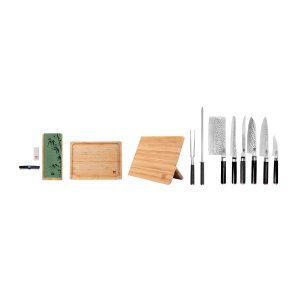 Messer- und Küchenzubehör-Set – Das Komplettset Deluxe Edition (C): 6 Messer + 5 Zubehörteile