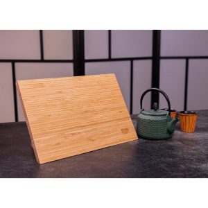 Küchenzubehör - KOTAI magnetischer Bambus-Messerhalter (faltbar) - 30 x 22 cm