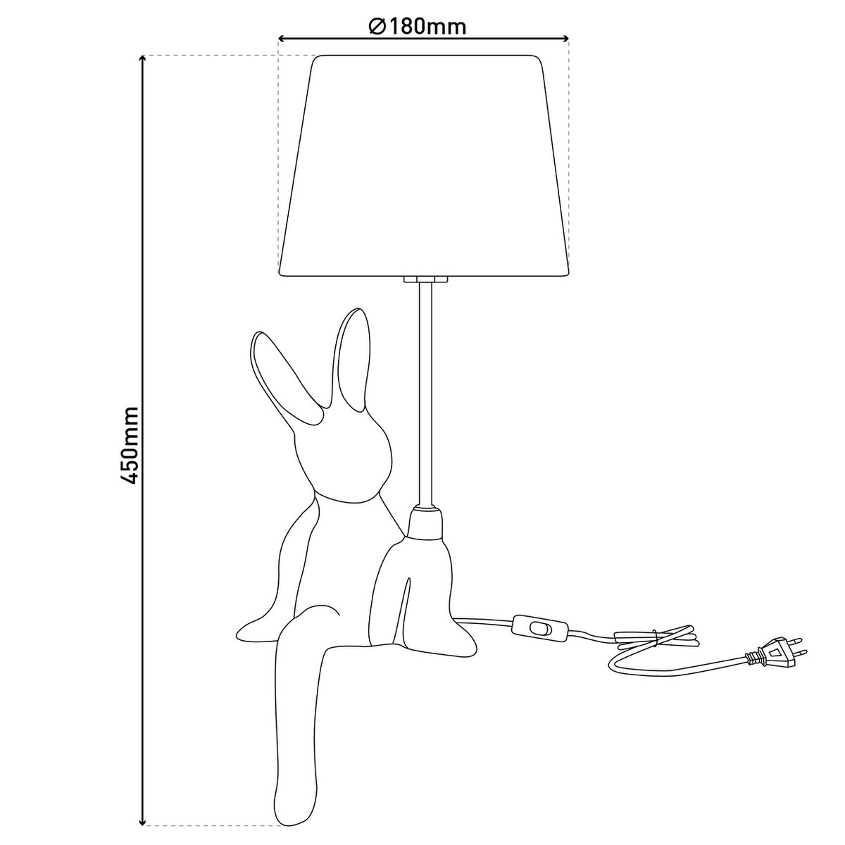 Tischleuchte "HELGE" Ø 18 cm, Höhe ca. 45 cm, aus Keramik in Schwarz und Gold, schwarzer Textilschirm – Bild 10