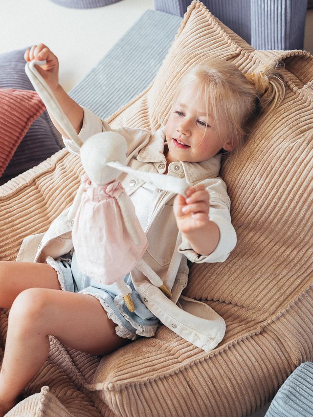 Kinder Sitzsack Indoor | Braun | Wigiwama – Bild 9