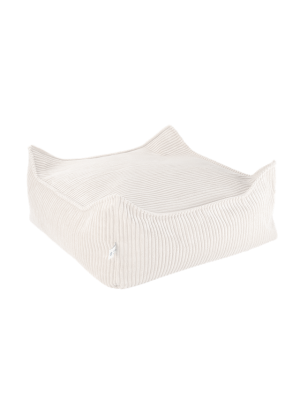 Kinder Ottoman Indoor | Teddy | Weiß | Wigiwama